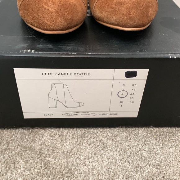 ABLE Chestnut Suede Bootie - Picture 2 of 7